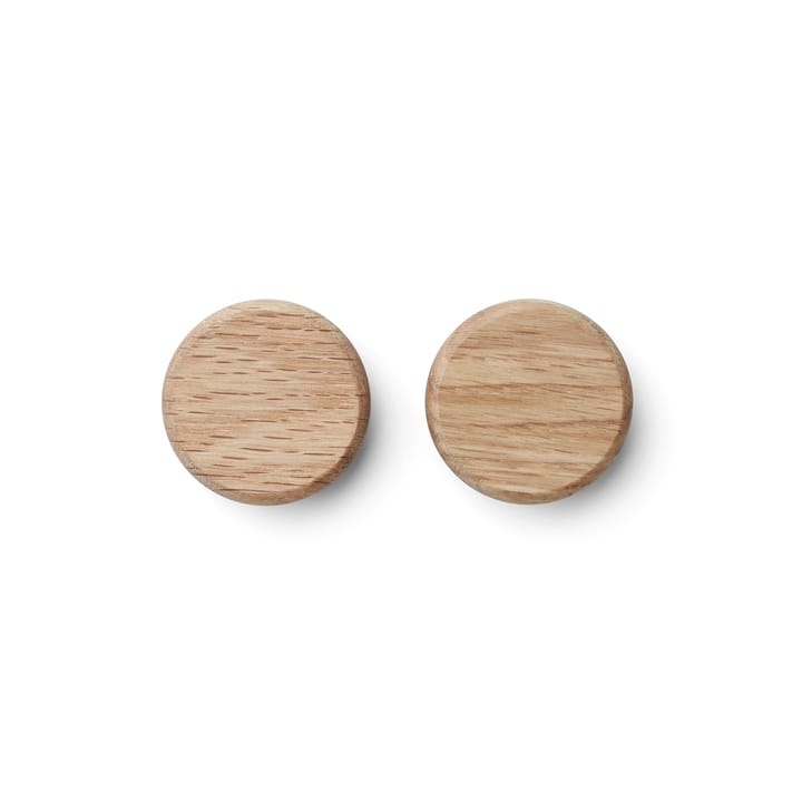 Flex Button magnesy do listwy magnetycznej 2 szt, Dąb Gejst