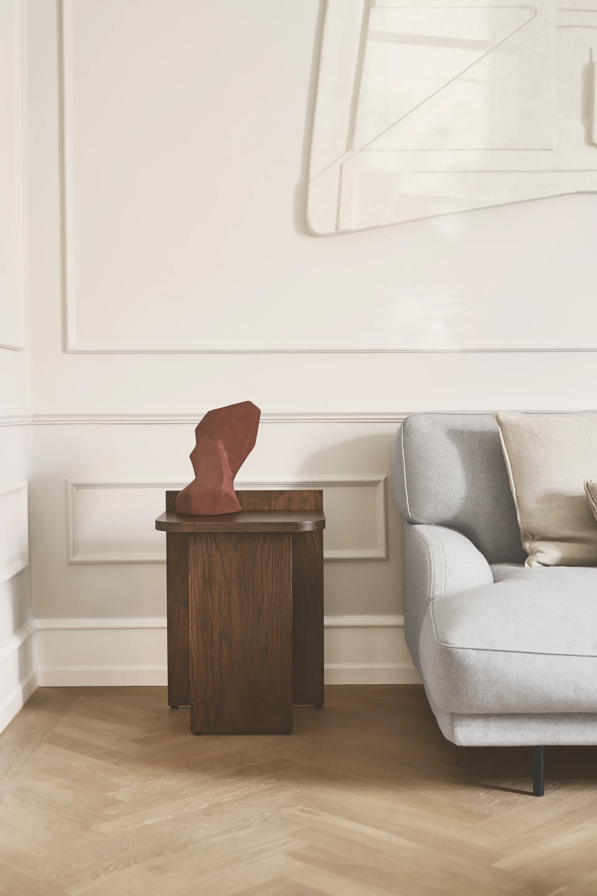 Ismo stolik boczny, Ciemny DĄB Gejst