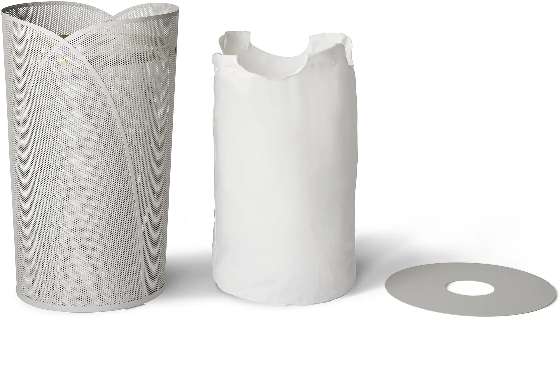 Kosz na pranie Oya 75 l, Warm grey Gejst