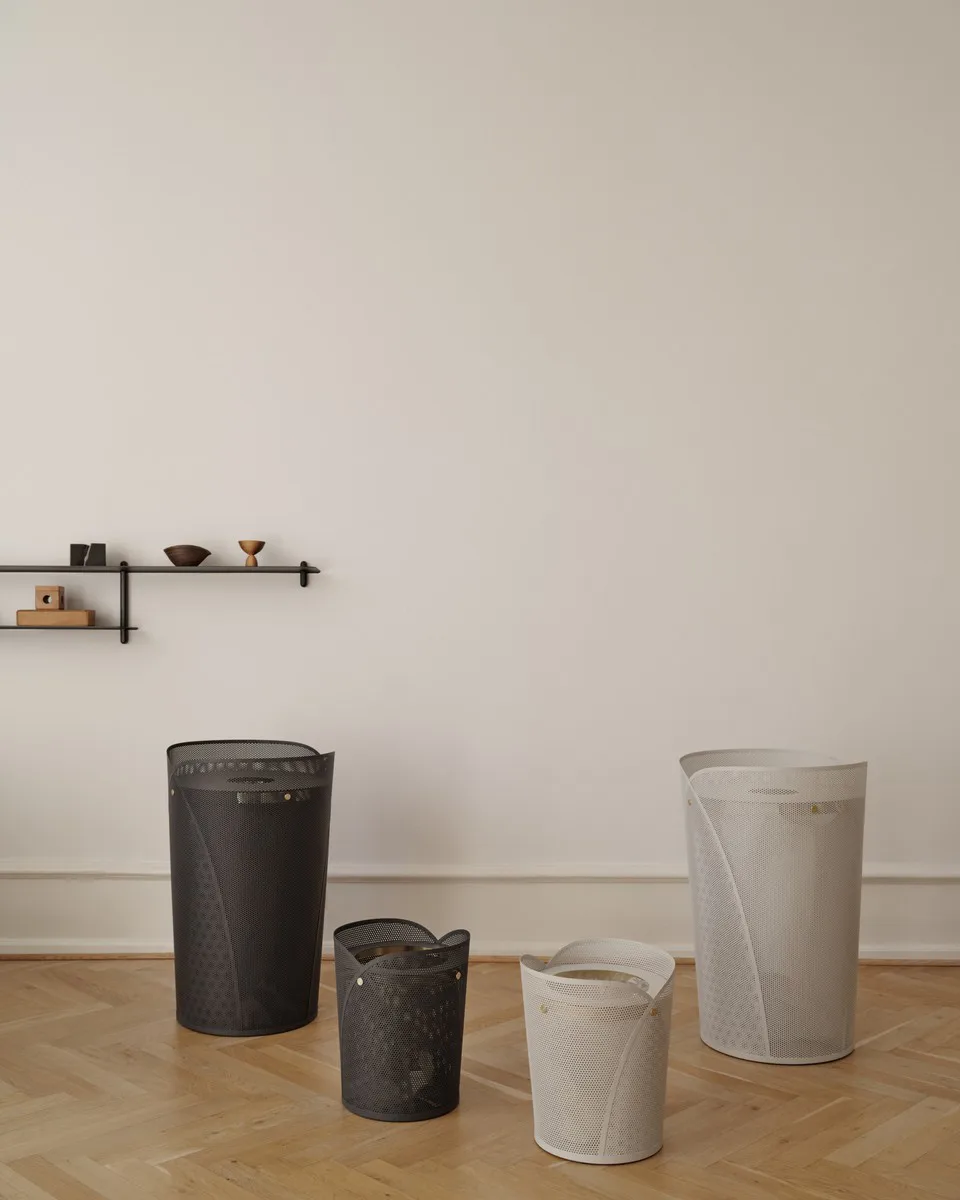 Kosz na pranie Oya 75 l, Warm grey Gejst