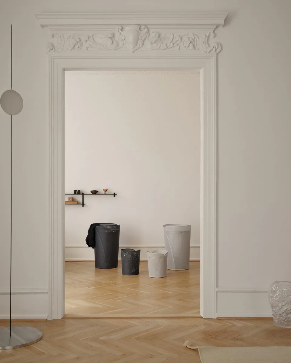 Kosz na pranie Oya 75 l, Warm grey Gejst