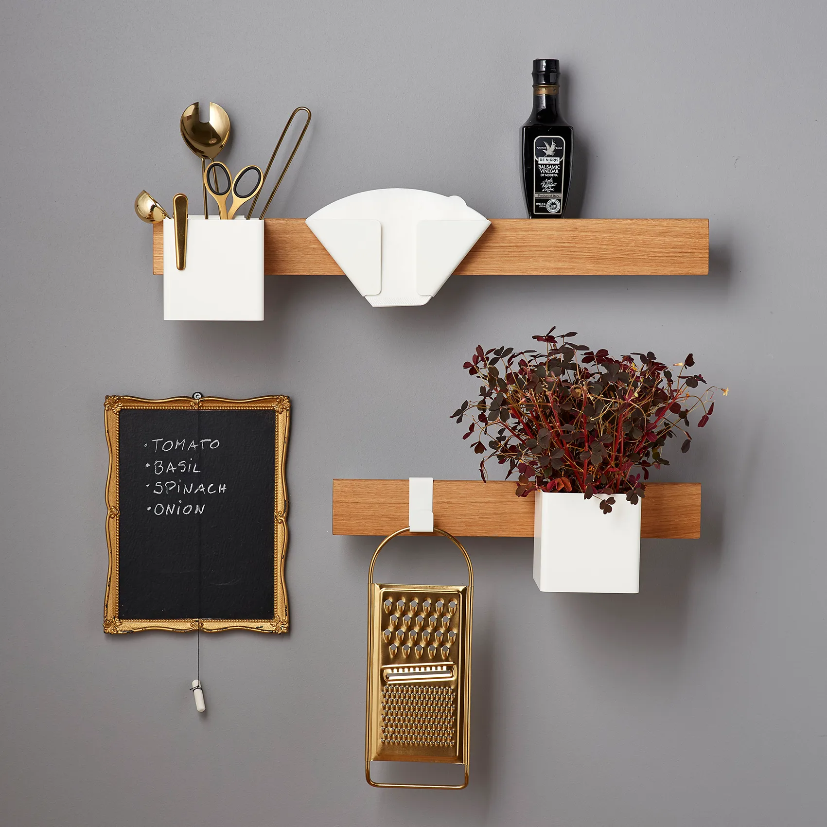 Listwa magnetyczna Flex Rail 60 cm, Dąb-biały Gejst