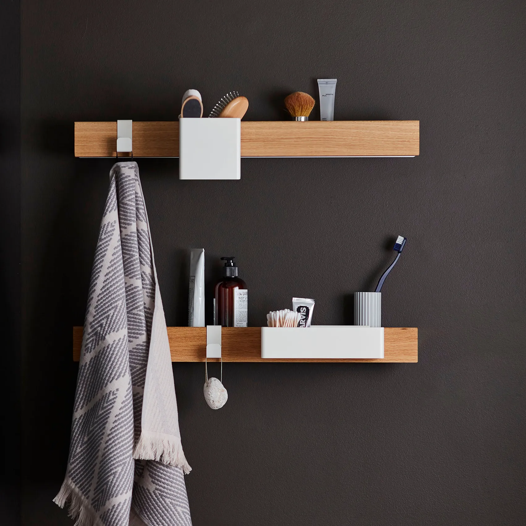 Listwa magnetyczna Flex Rail 60 cm, Dąb-biały Gejst