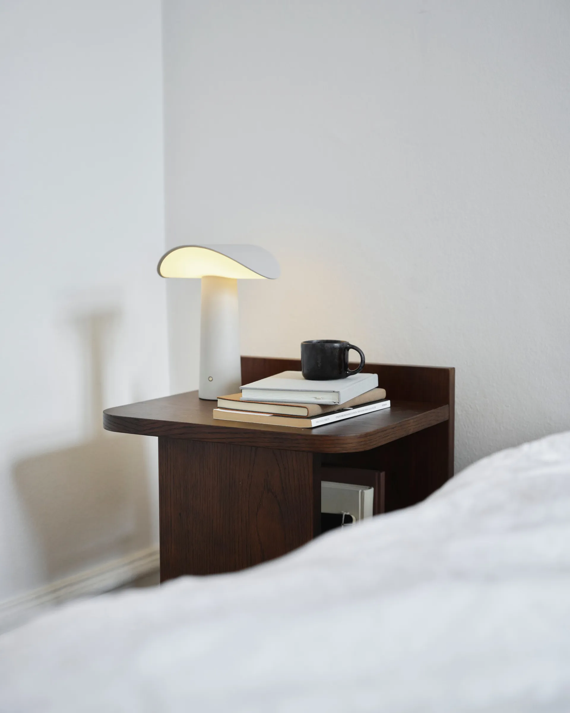 Lium lampa przenośna 22,5 cm, Warm grey Gejst