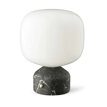Meemo lampa przenośna 23 cm - Black marble - Gejst