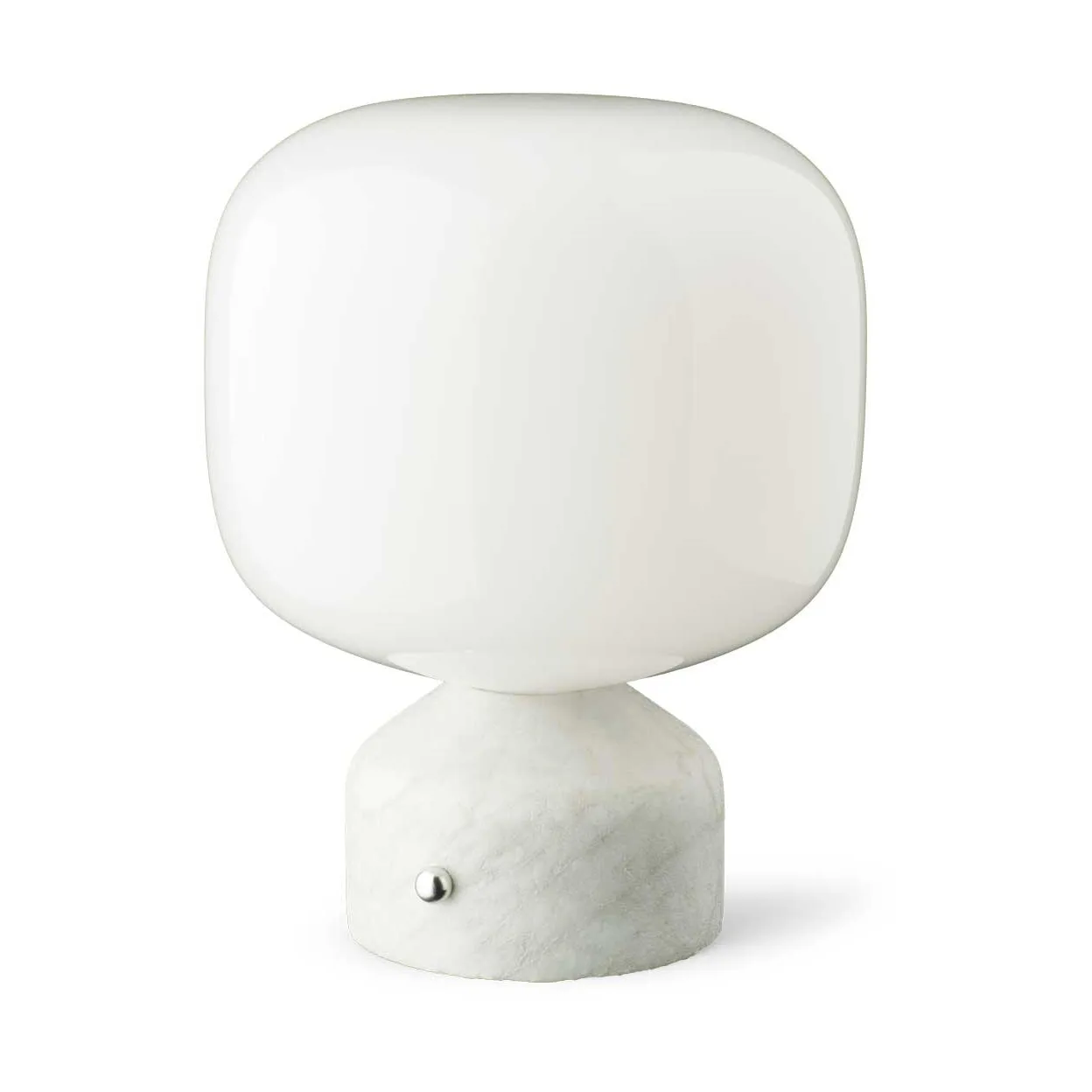 Meemo lampa przenośna 23 cm, White marble Gejst