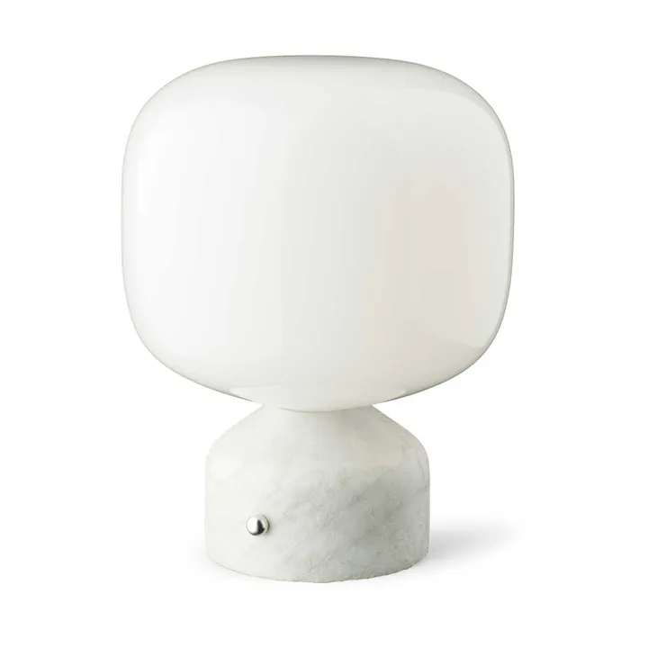 Meemo lampa przenośna 23 cm - White marble - Gejst