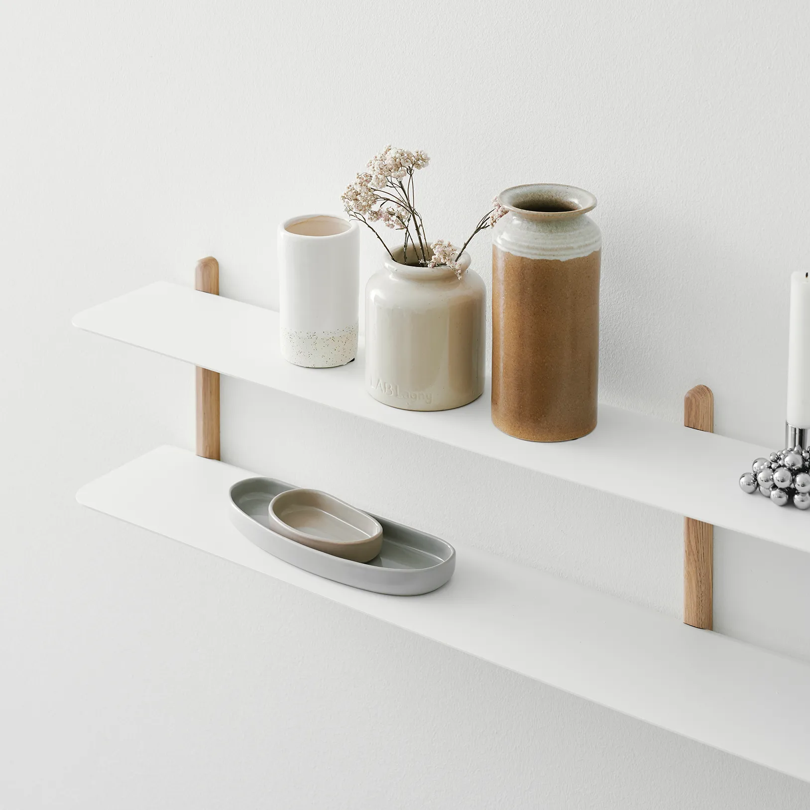 Nivo półka C, Jasny dąb-biały Gejst