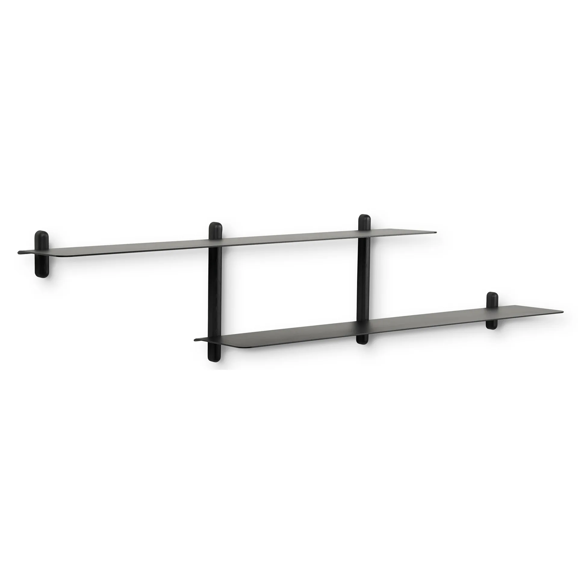 Nivo półka H, Czarnybetsad skrzynka-czarny Gejst