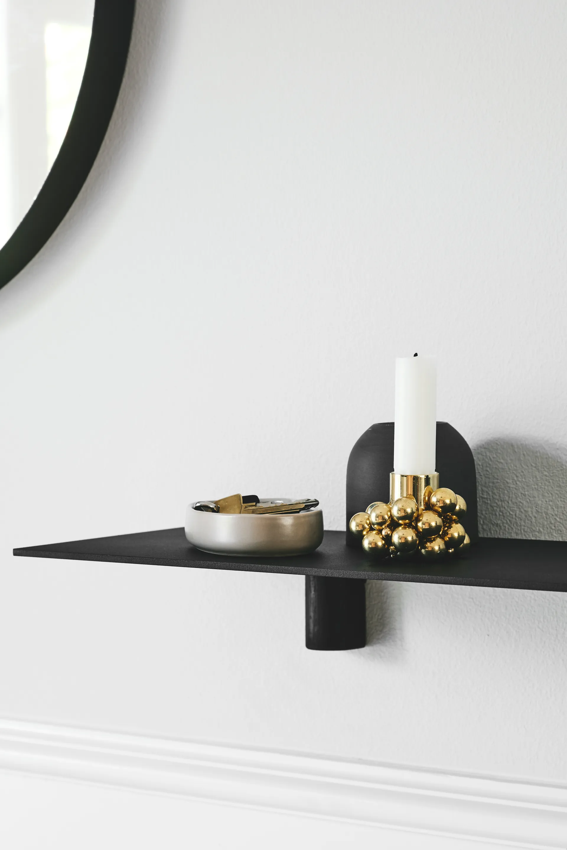 Półka Kollage 60 cm, Czarny Gejst