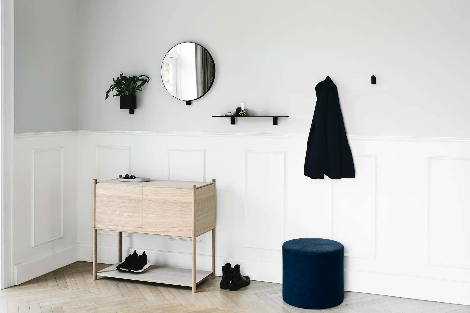 Półka Kollage 60 cm, Czarny Gejst