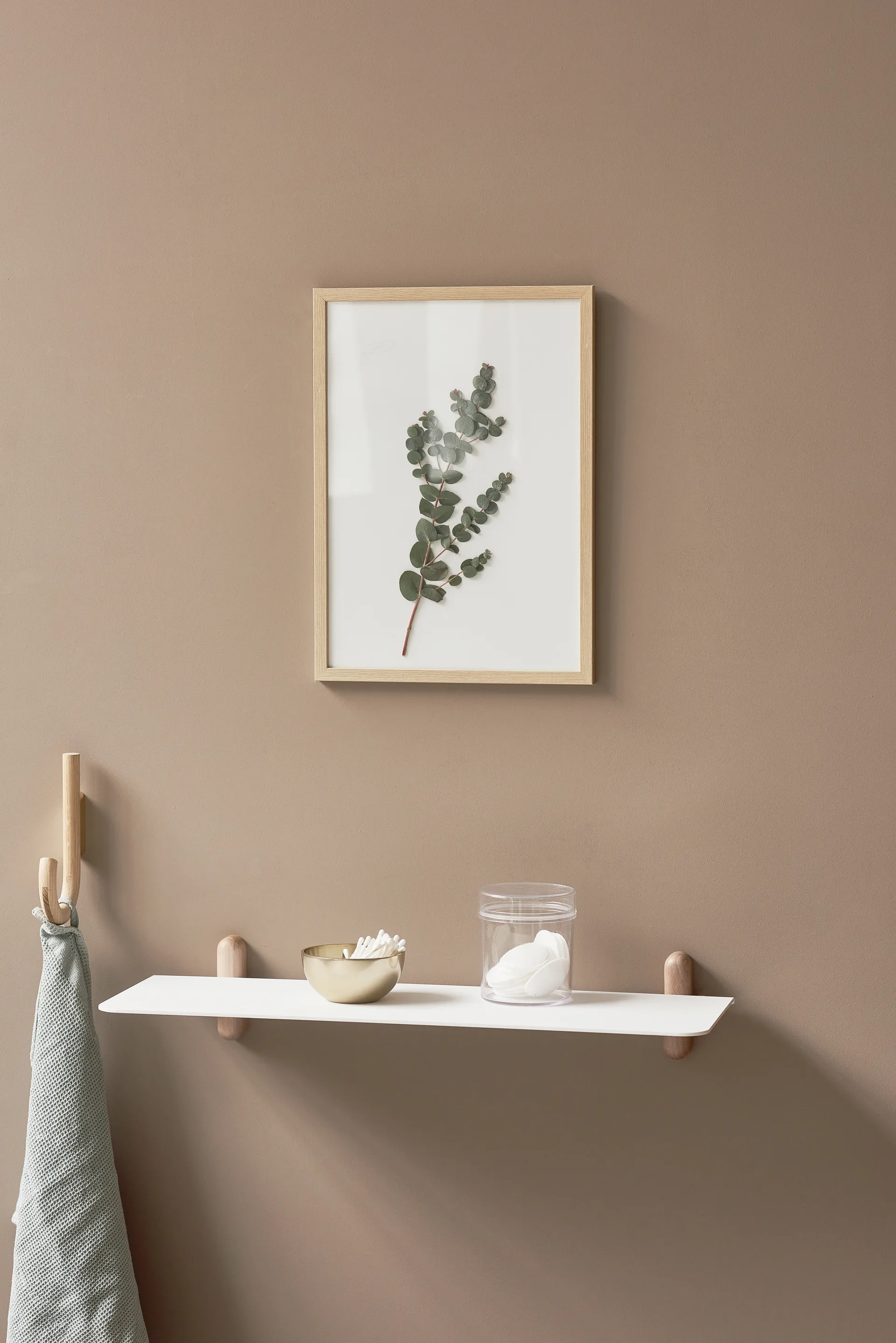 Półka Nivo G duża, Jasny dąb-biały Gejst