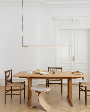 Radent wisząca lampa long 135 cm - Steel - Gejst