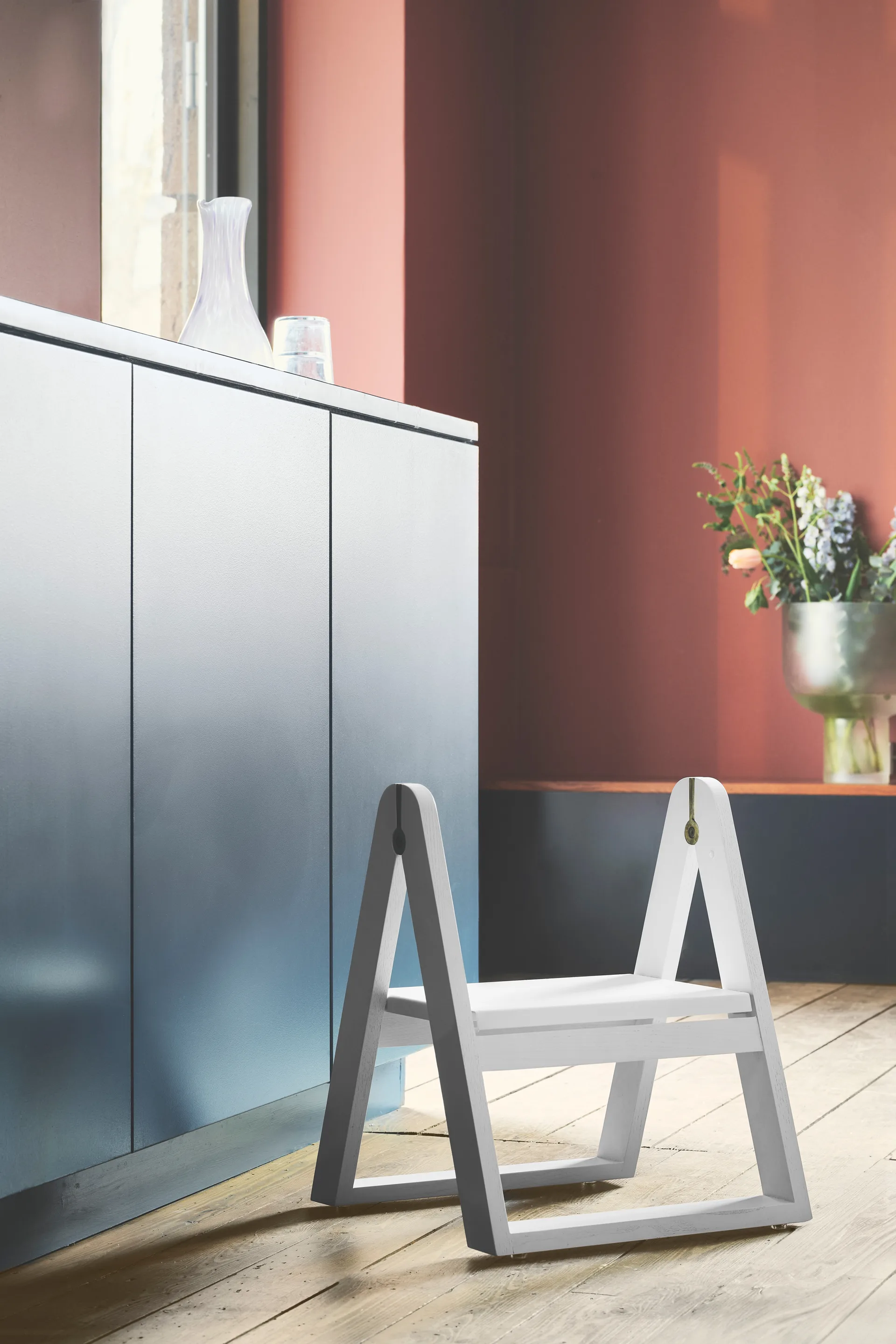 Reech step stołek, White Gejst