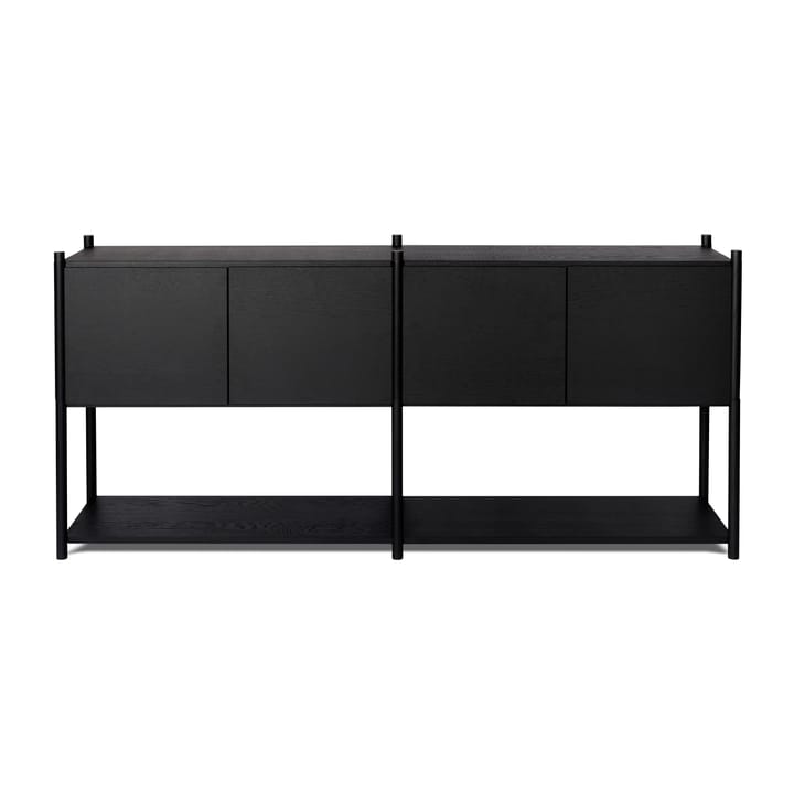 Sceene bookcase H - Dąb bejcowany na czarno - Gejst