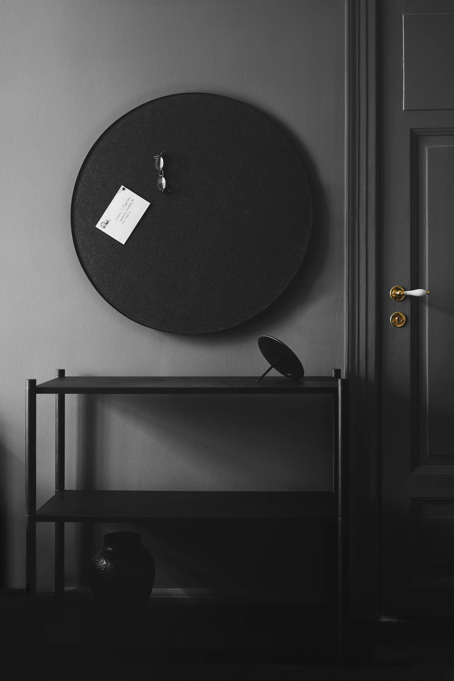 Sceene szafka na książki A, Dąb bejcowany na czarno Gejst