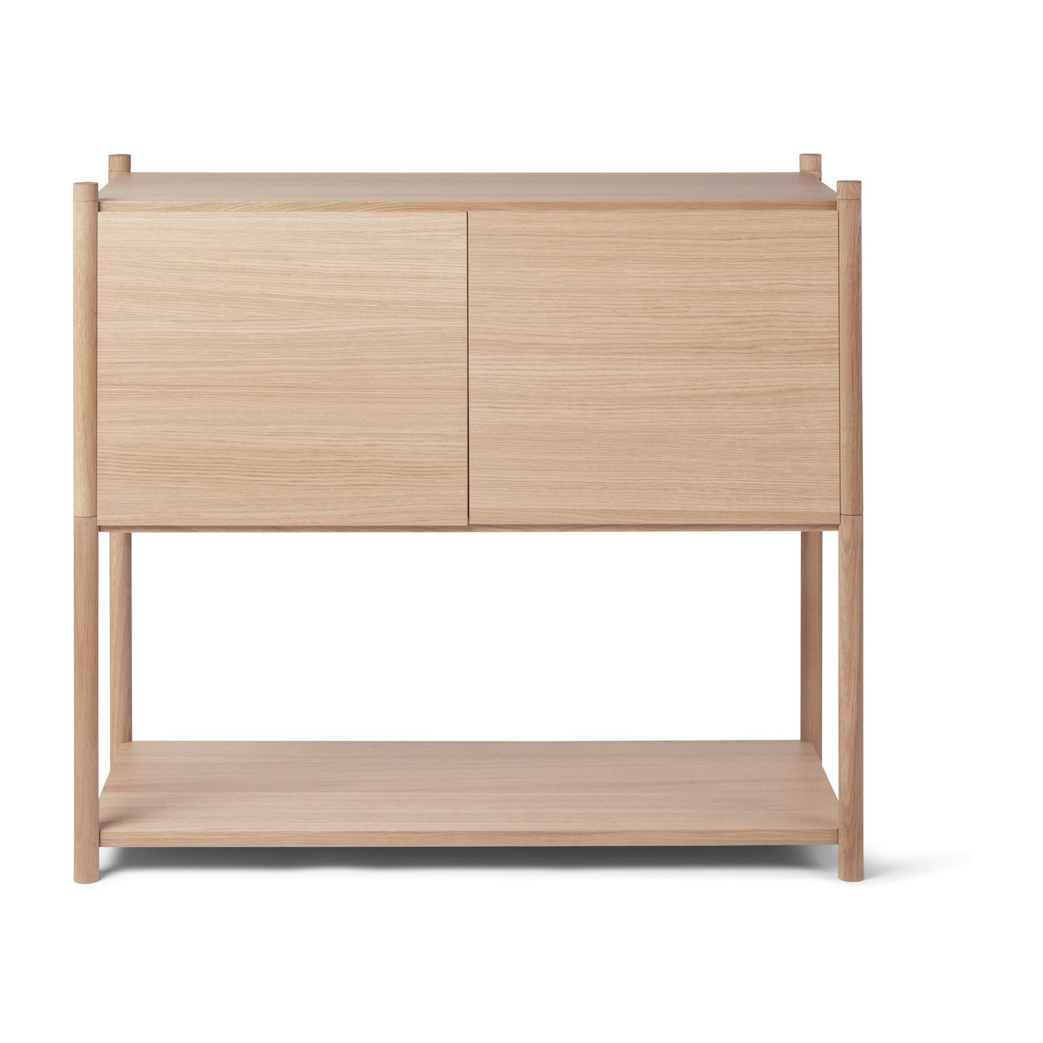 Gejst Sceene szafka na książki C Jasny dąb | Skandynawski Design | Brązowy