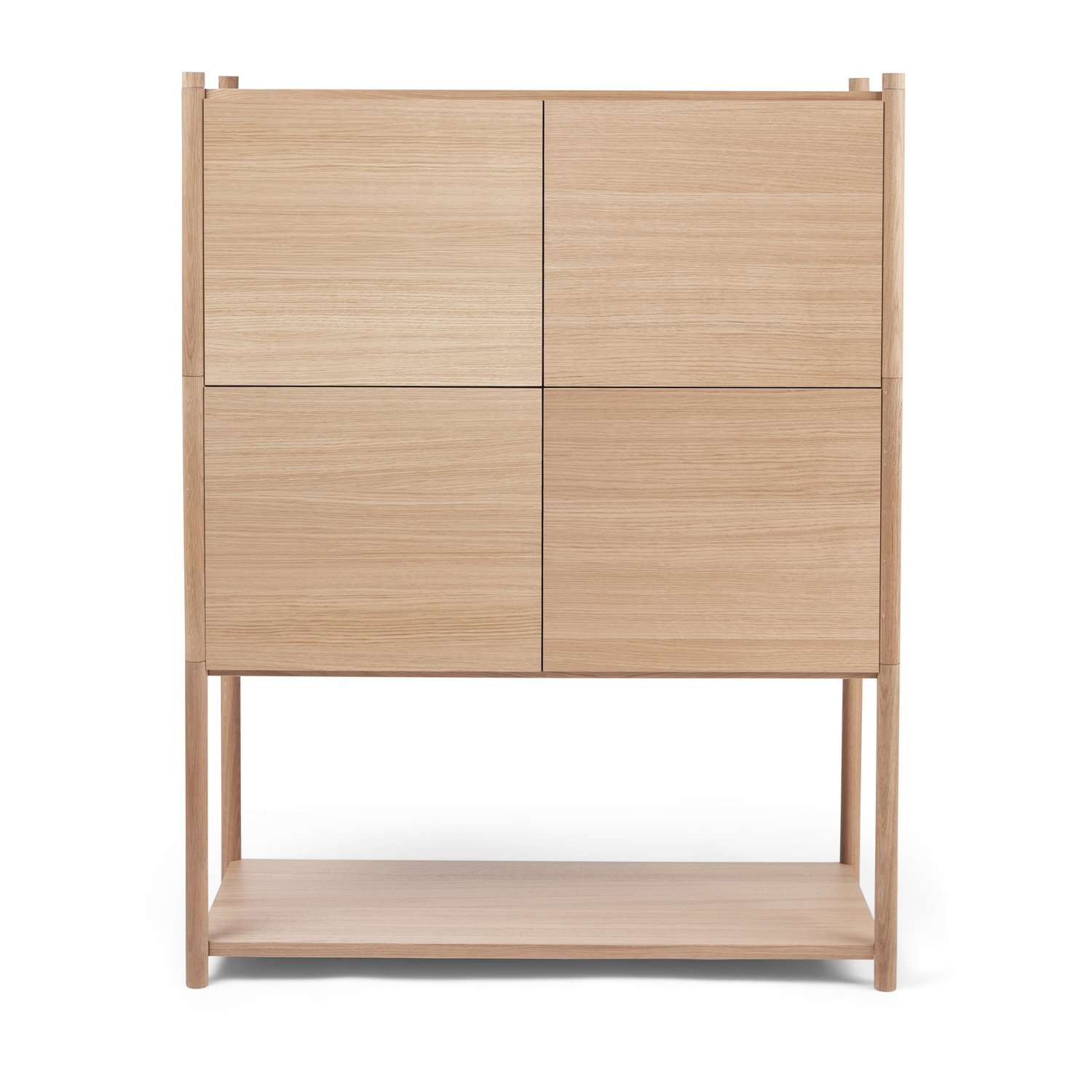 Gejst Sceene szafka na książki E Jasny dąb | Skandynawski Design | Brązowy