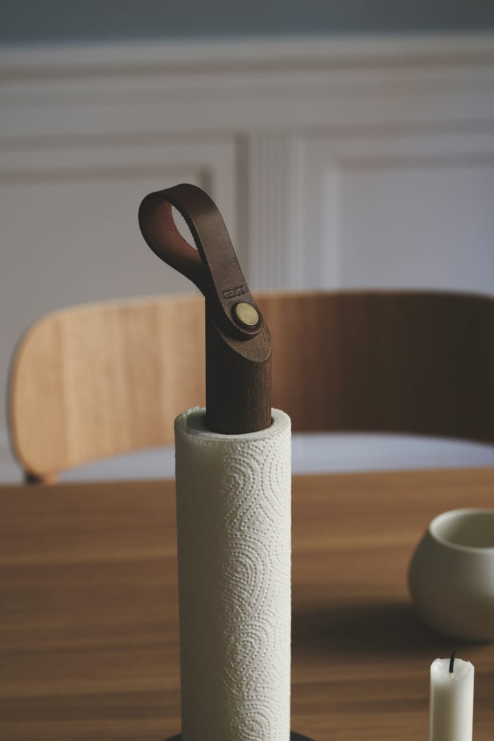 Stojak na ręcznik papierowy Grab, Dąb palony Gejst