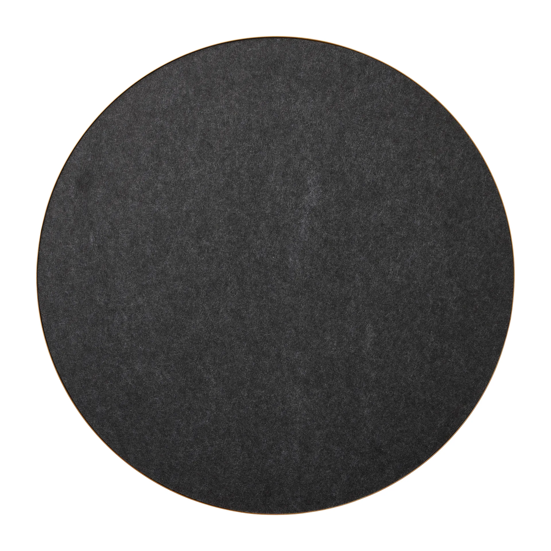 Tablica ścienna Retell Ø80 cm, Czarny-mosiądz Gejst