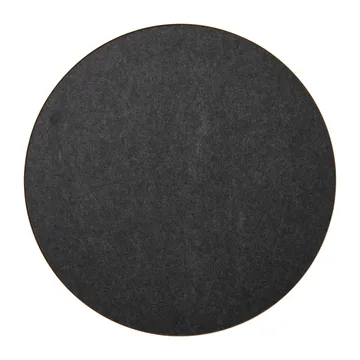 Tablica ścienna Retell Ø80 cm - Czarny-mosiądz - Gejst