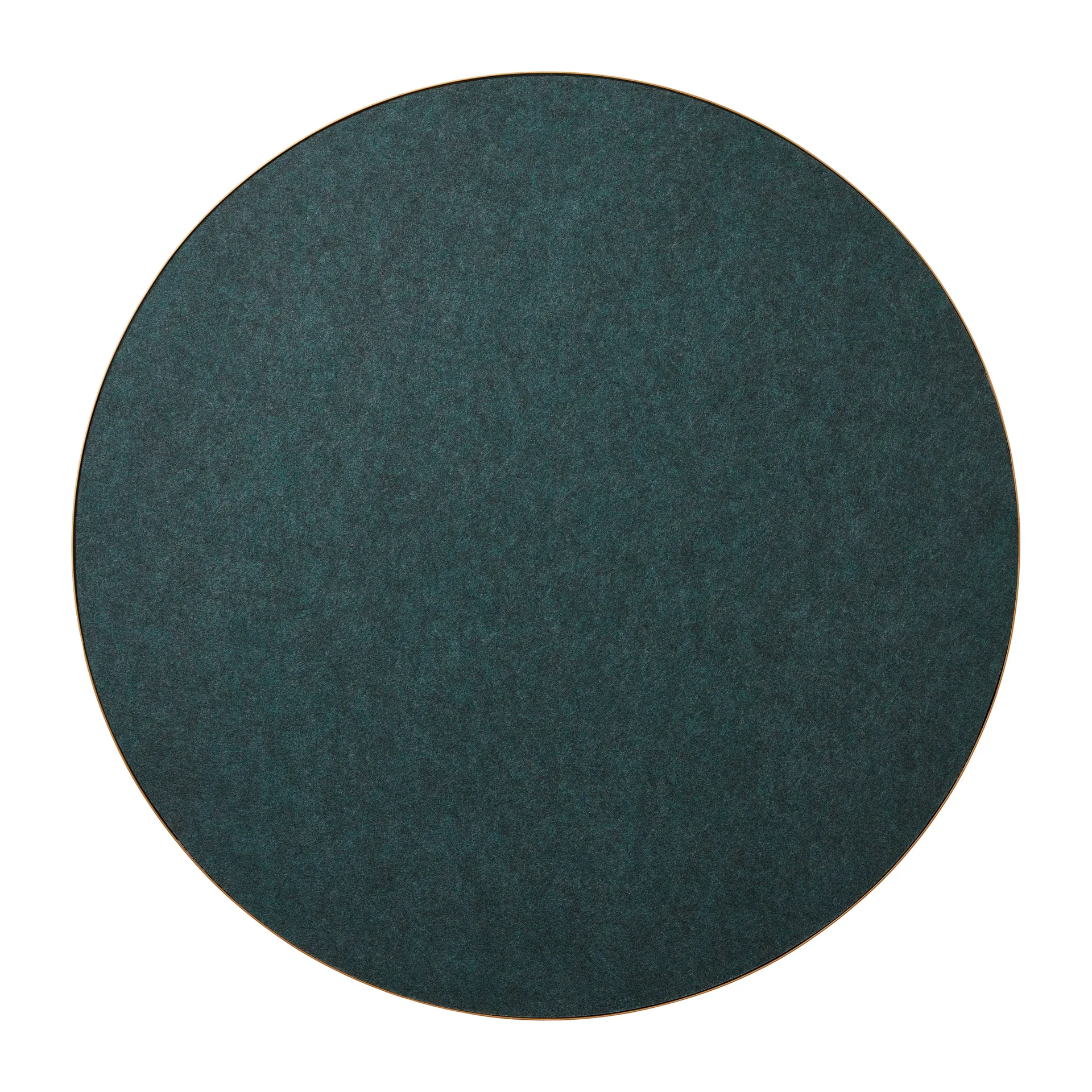 Tablica ścienna Retell Ø80 cm, Zielony-mosiądz Gejst