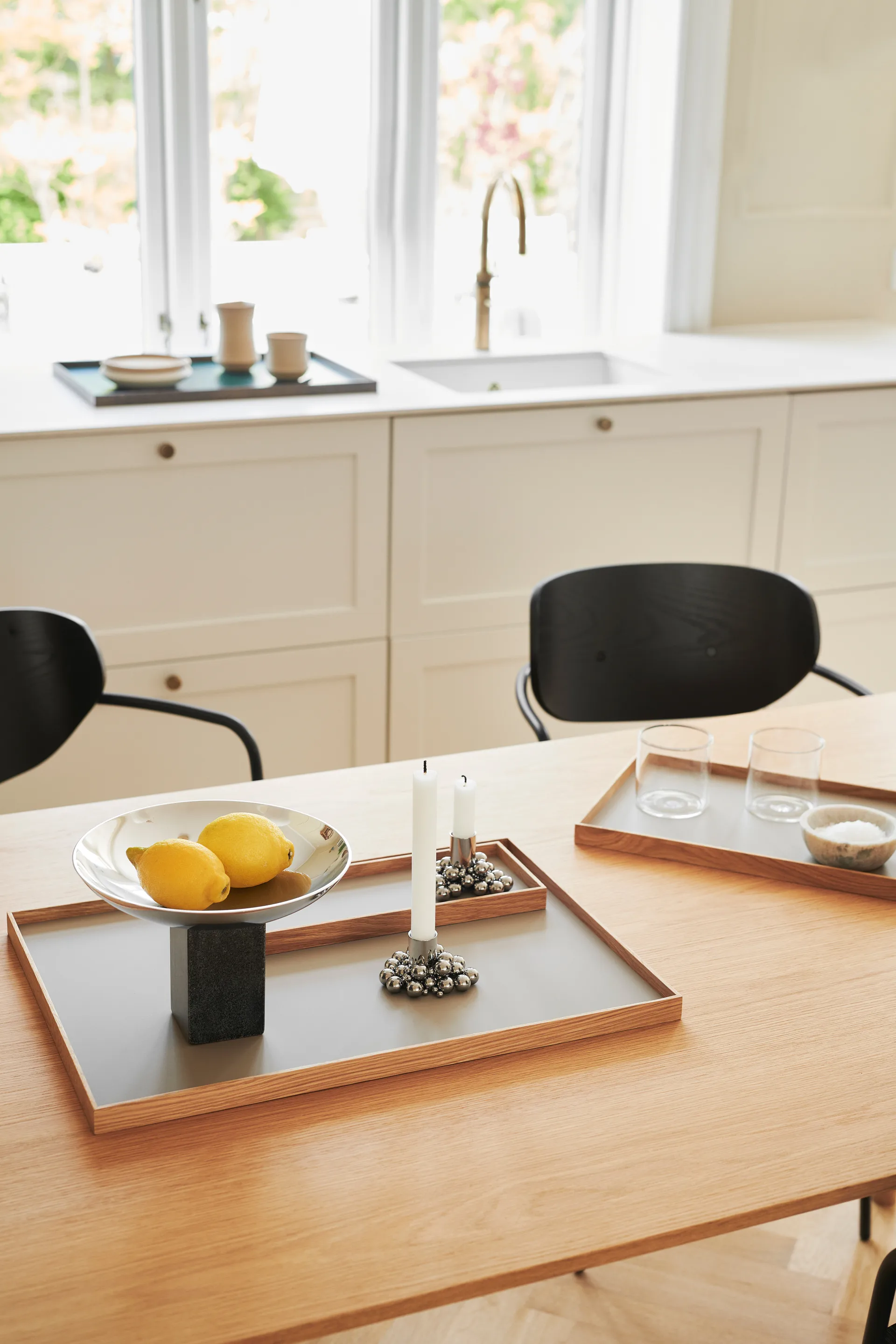 Taca mała Frame 11x32,4 cm, dąb-bezowy Gejst