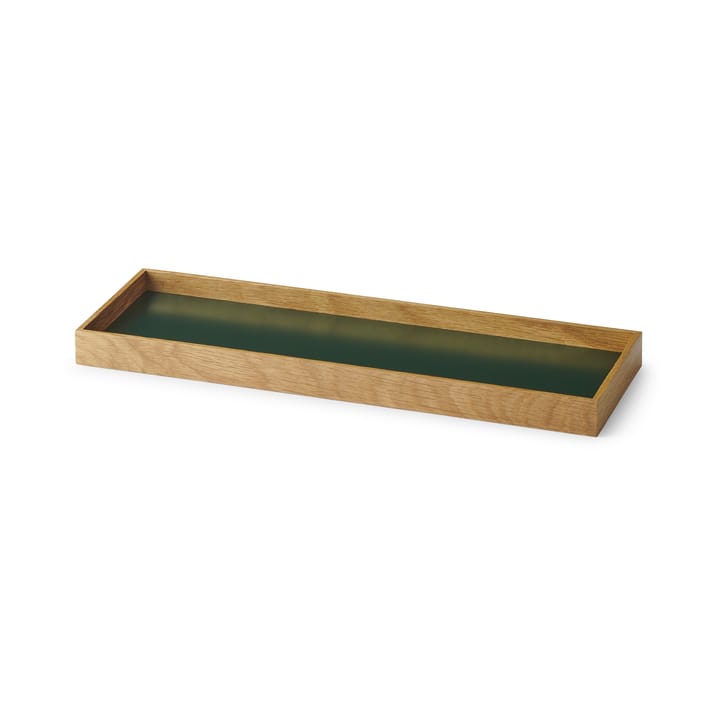 Taca mała Frame 11x32,4 cm - dąb-Zielony - Gejst