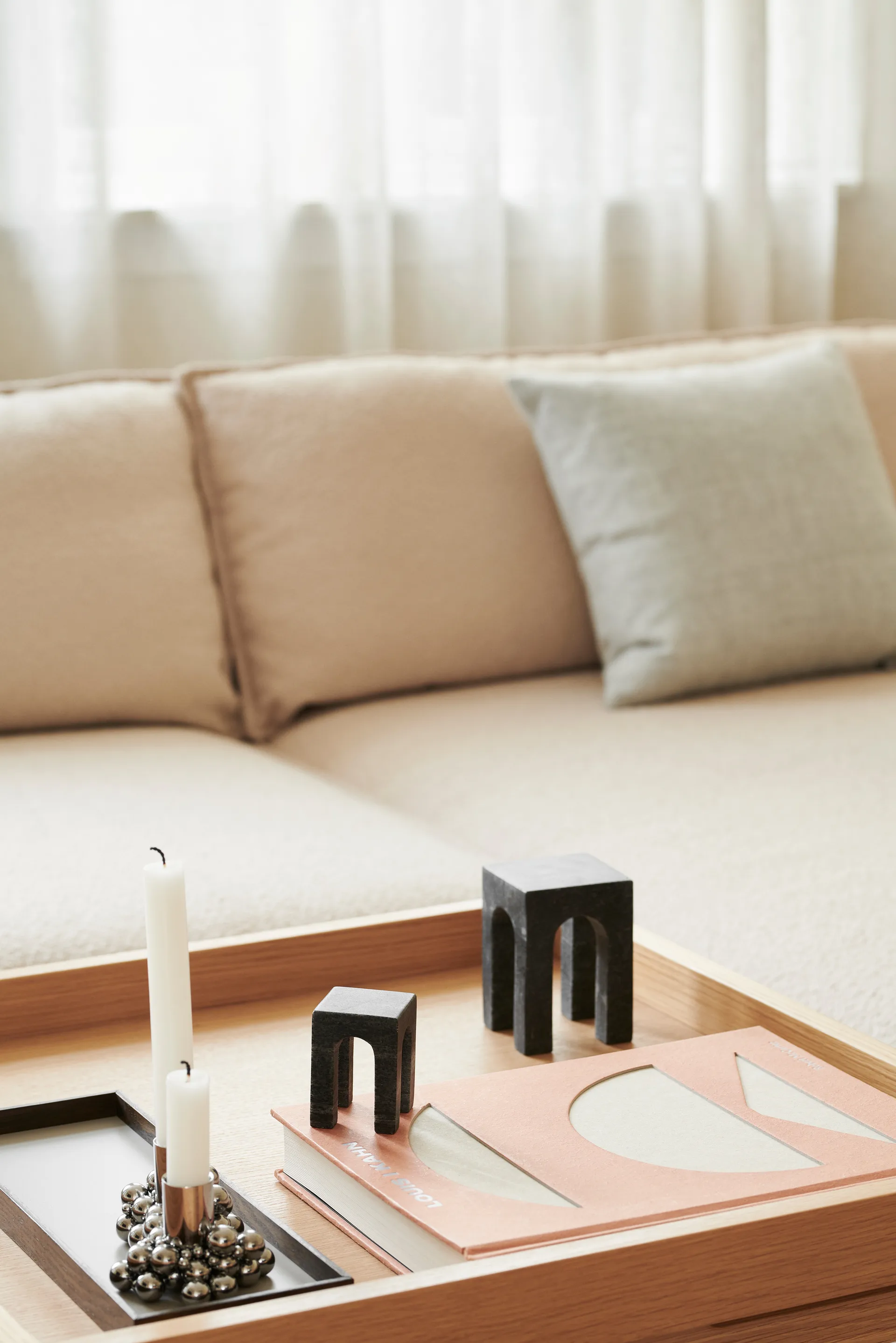 Taca mała Frame 11x32,4 cm, Wędzony dąb-szary Gejst