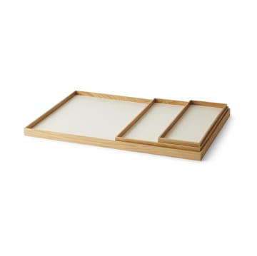 Taca średnia Frame 23x34 cm - Dąb-beige - Gejst