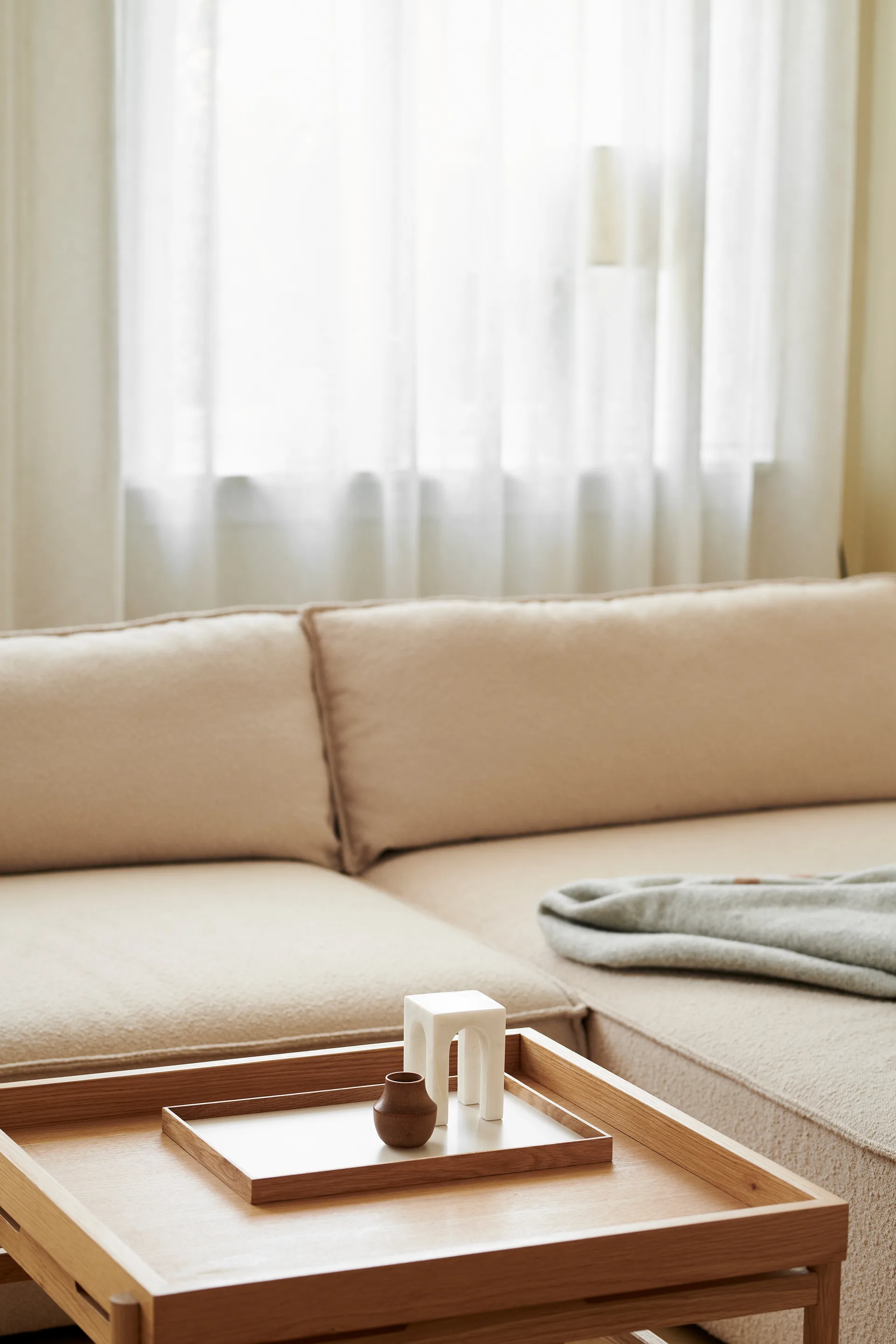 Taca średnia Frame 23x34 cm, Dąb-beige Gejst