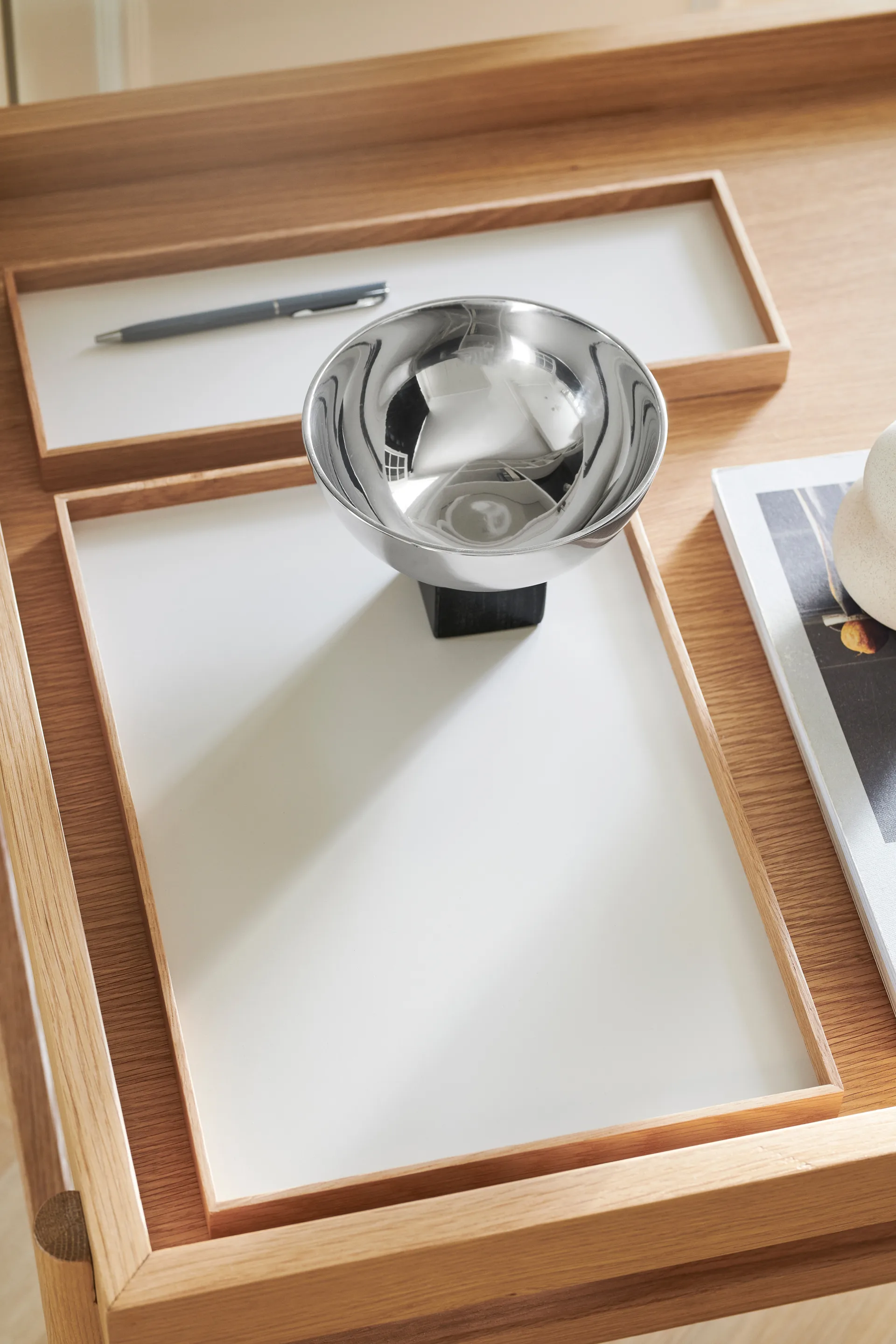 Taca średnia Frame 23x34 cm, Dąb-beige Gejst