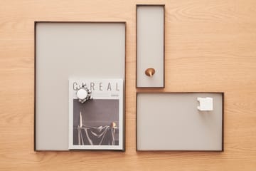 Taca średnia Frame 23x34 cm - Dąb wędzony-szary - Gejst