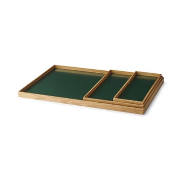 Taca średnia Frame 23x34 cm - Dąb-Zielony - Gejst
