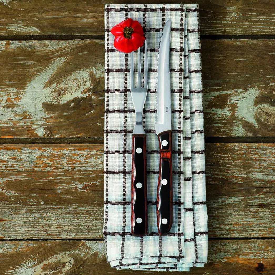 Nóż stołowy Old Farmer, palisander stal nierdzewna Gense