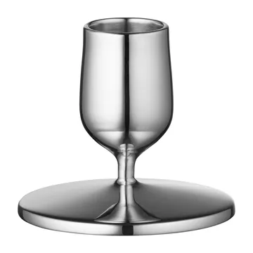 Świecznik Dorotea 5,5 cm - Błyszcząca stal - Gense