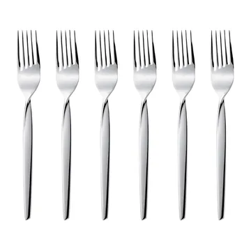 Widelec do ciasta Twist, 6-pak - Stal nierdzewna - Gense