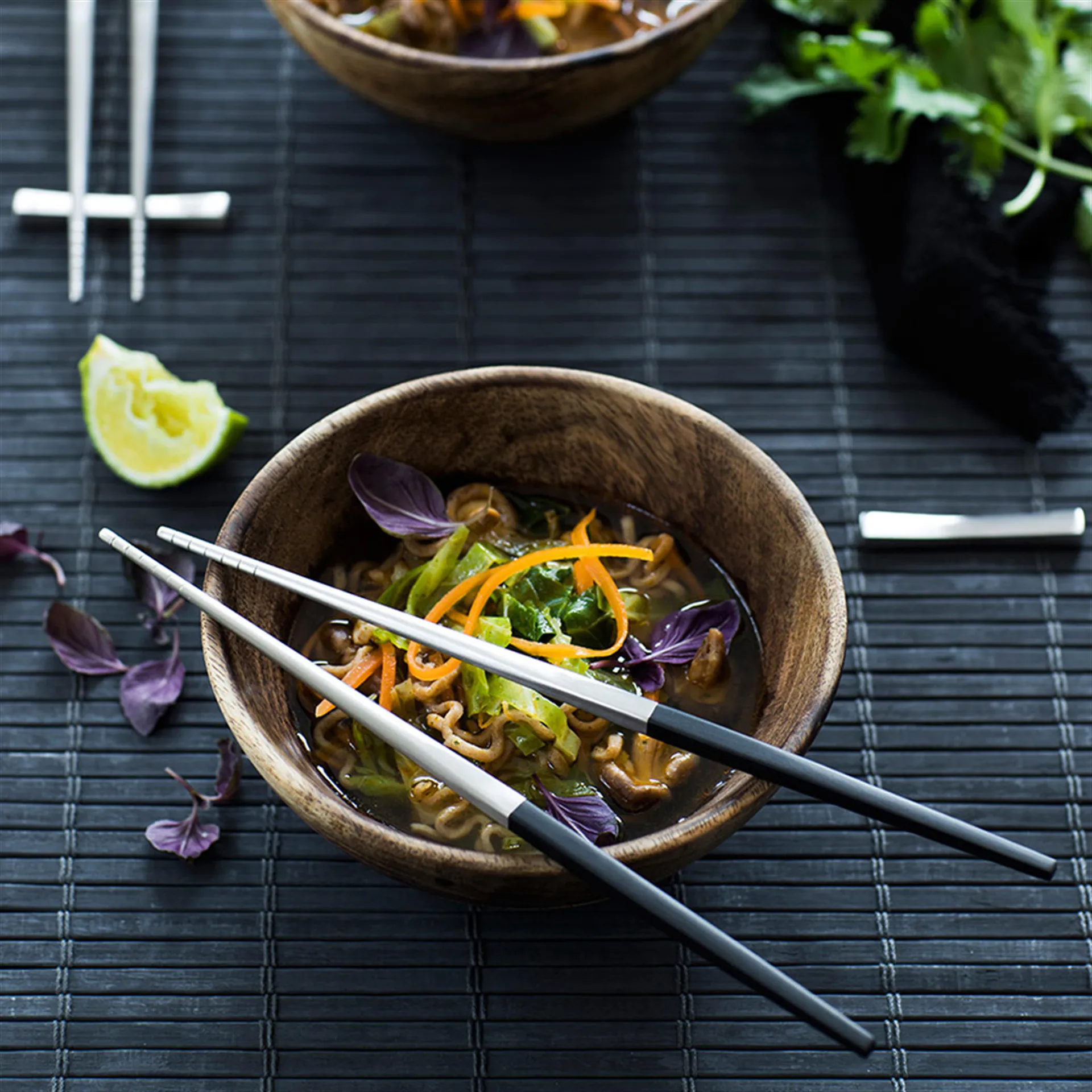 Zestaw pałeczek z podstawkami Focus de Luxe , stal nierdzewna Gense