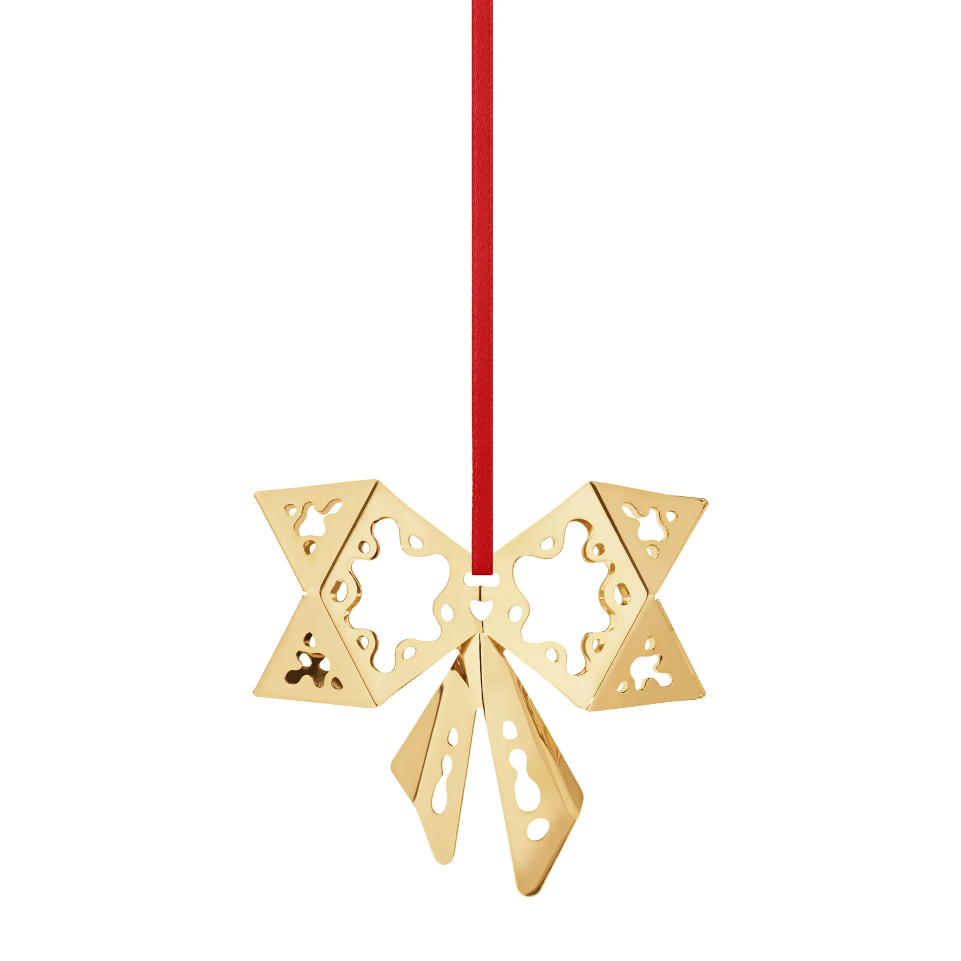 2022 Bow zawieszka świąteczna, pozłacany Georg Jensen