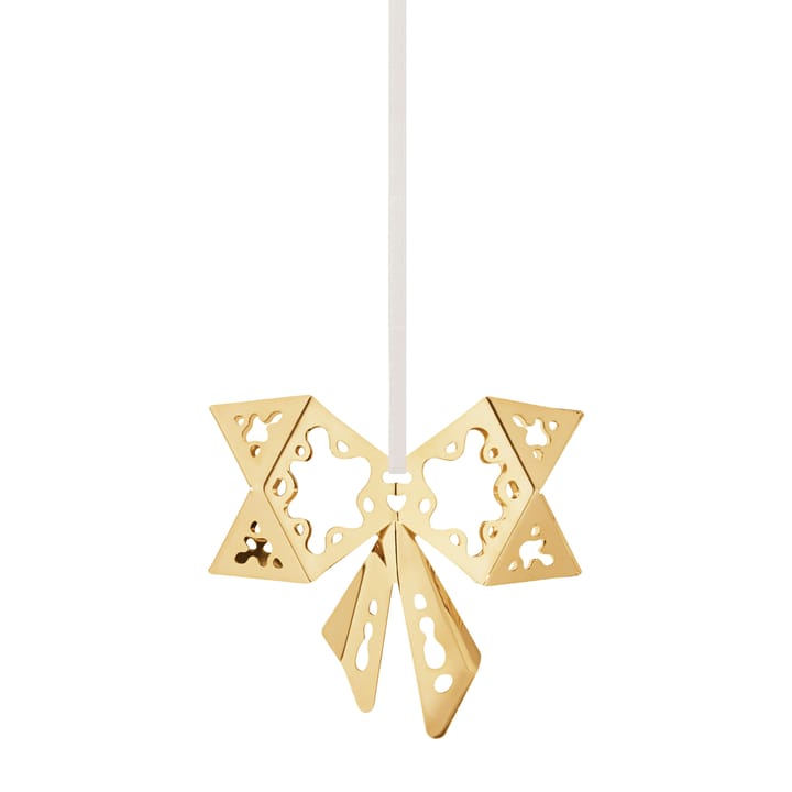 2022 Bow zawieszka świąteczna, pozłacany Georg Jensen
