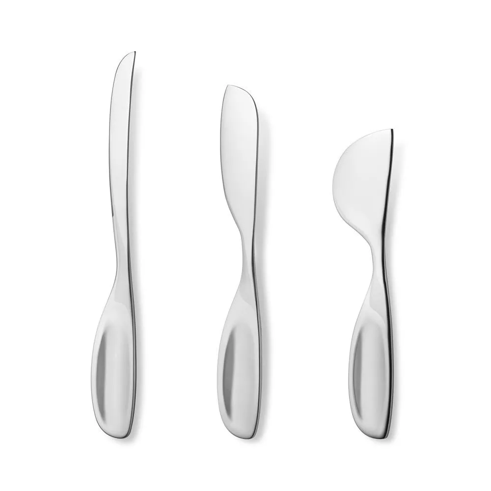 Alfredo - Zestaw noży do sera, 3-pak Georg Jensen