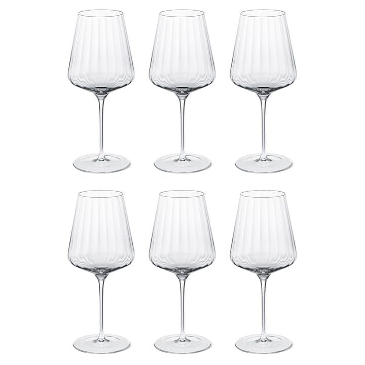 Bernadotte kieliszek do wina czerwonego 6-pak - Krystaliczny - Georg Jensen