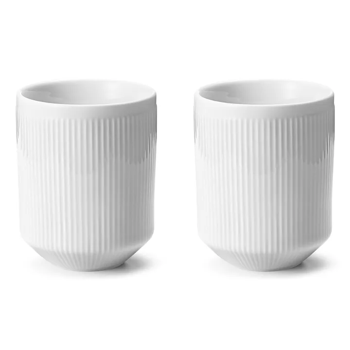 Bernadotte kubek termiczny 260 ml, zestaw 2 szt. - Porcelana - Georg Jensen