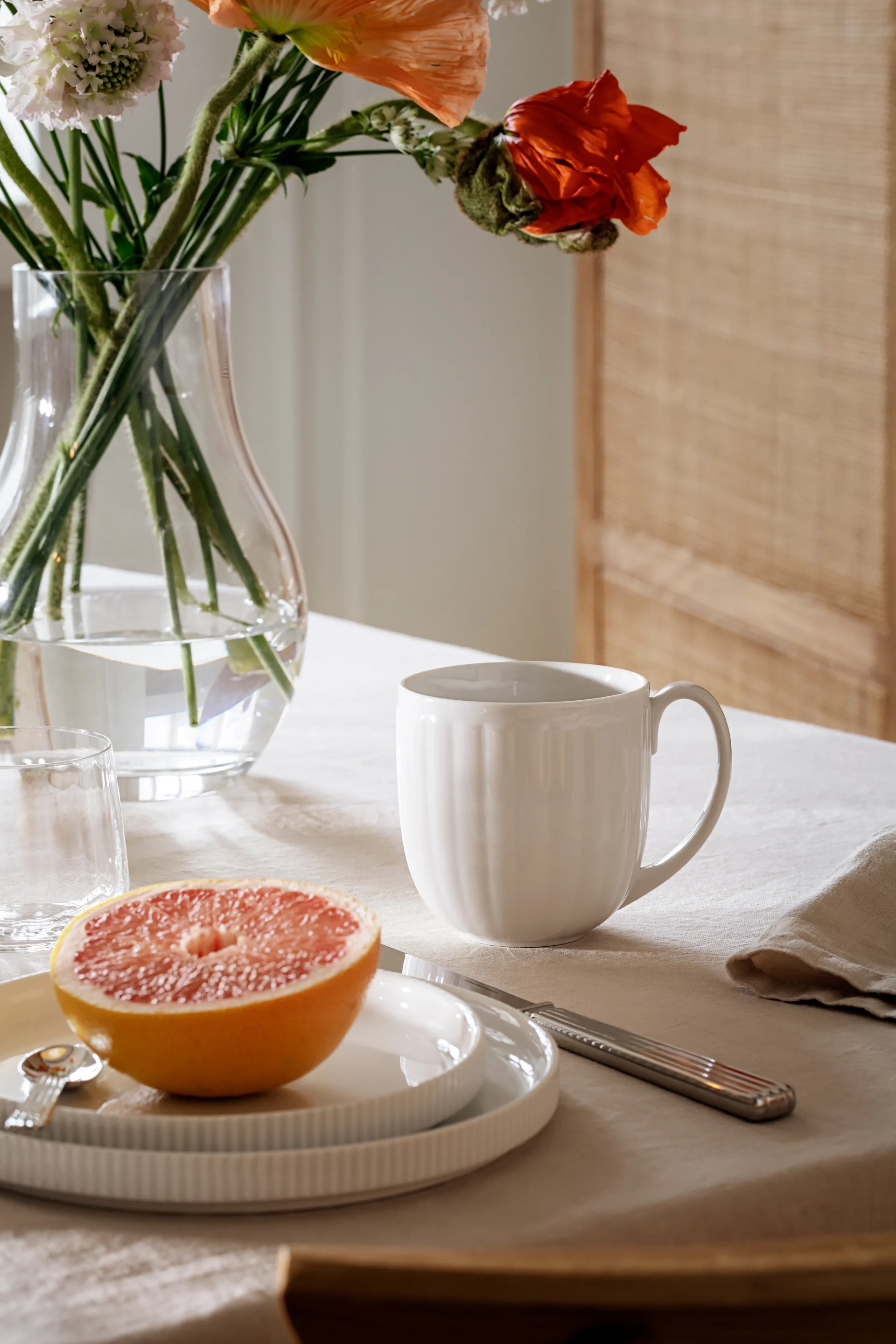 Bernadotte mały talerz Ø17 cm, Biały Georg Jensen