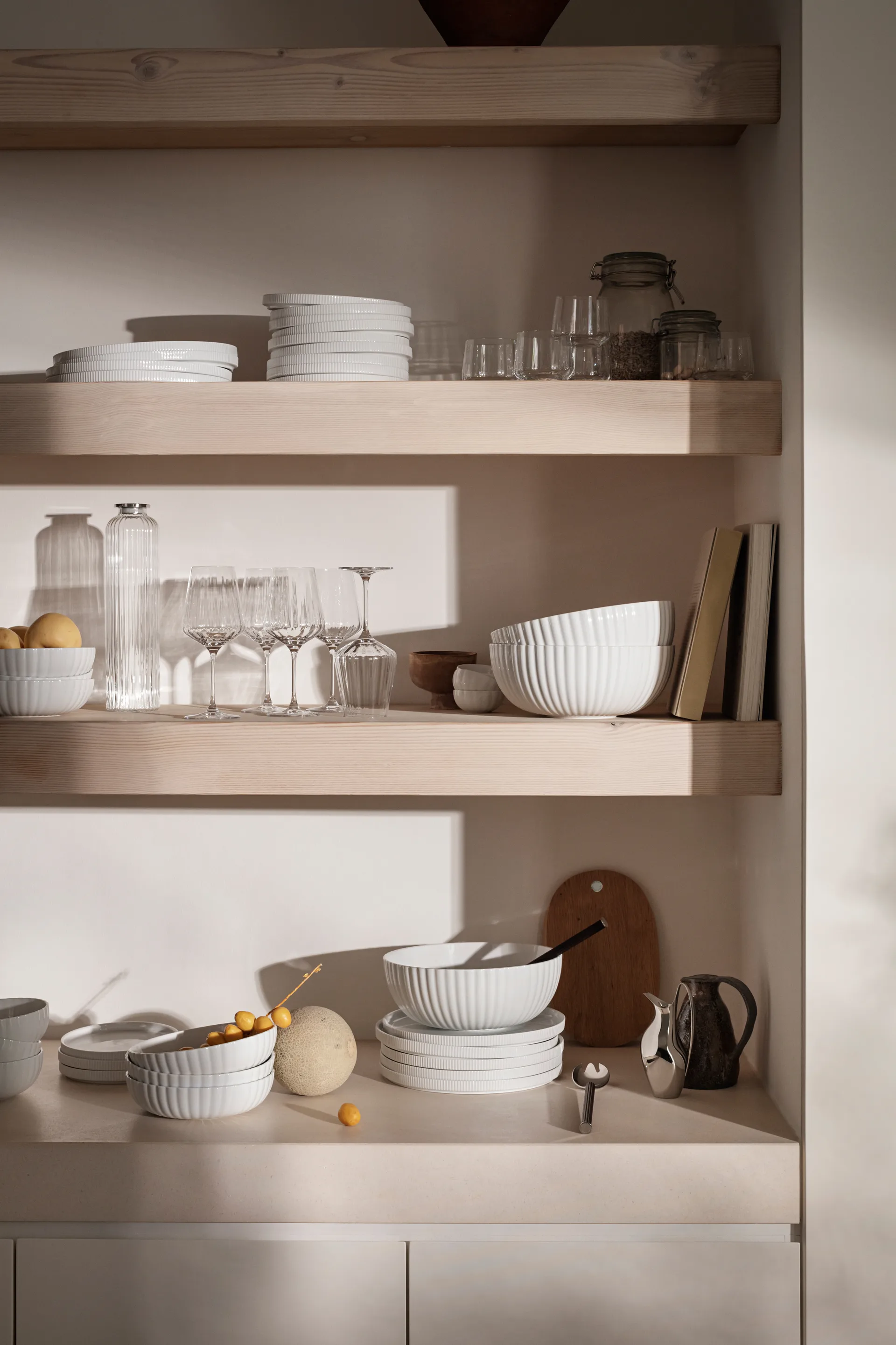 Bernadotte miska do sałatki Ø26 cm, Biały Georg Jensen