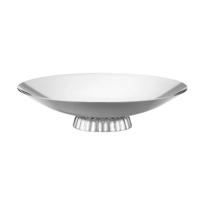 Bernadotte niskie półmisek do serwowania - Stal nierdzewna, Ø28 cm - Georg Jensen
