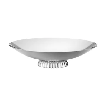 Bernadotte niskie półmisek do serwowania - Stal nierdzewna, Ø34 cm - Georg Jensen