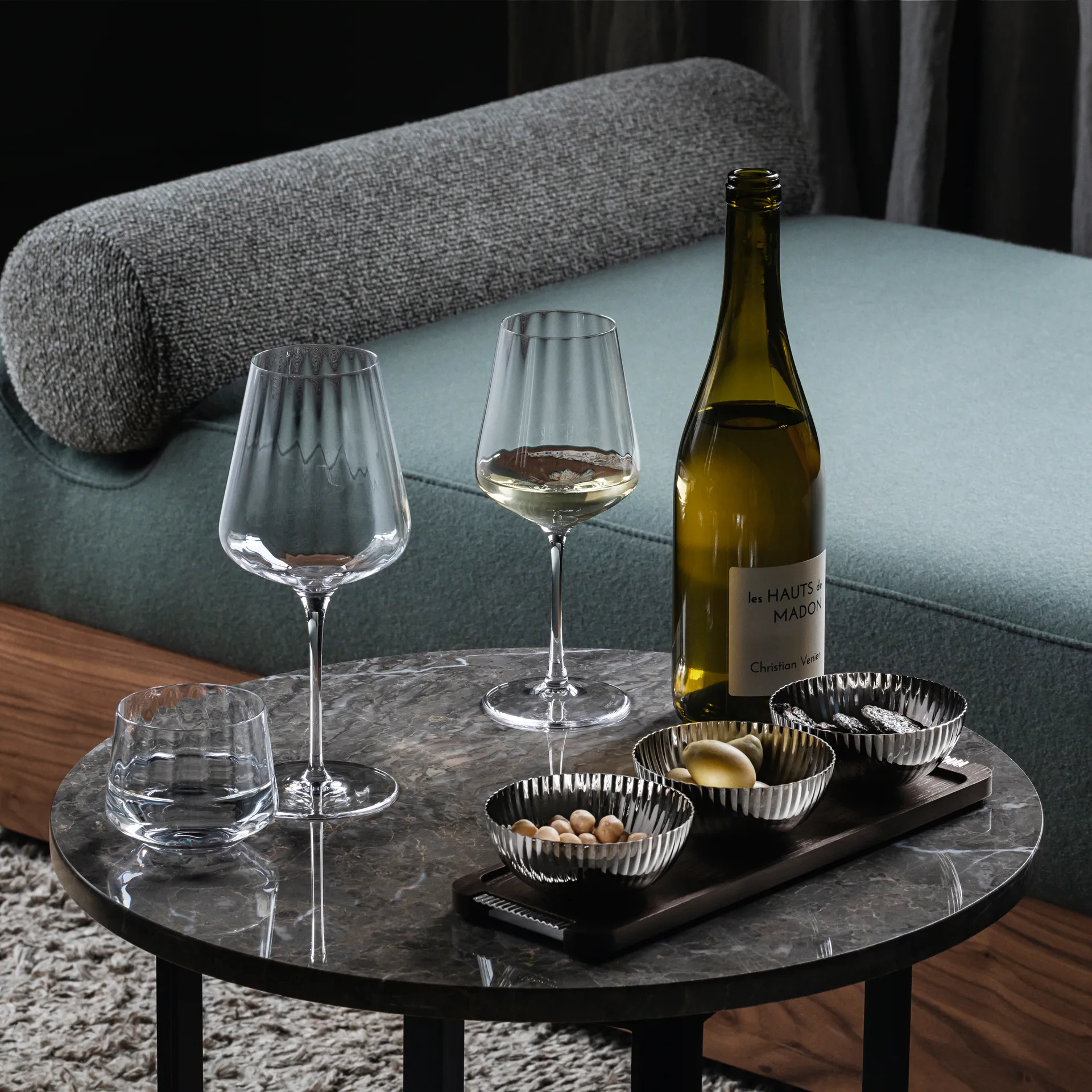 Bernadotte niskie szklanki do napojów 250 ml, 6‑pak, Krystaliczny Georg Jensen