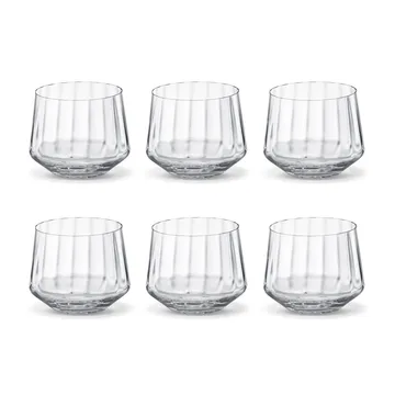 Bernadotte niskie szklanki do napojów 250 ml, 6‑pak - Krystaliczny - Georg Jensen