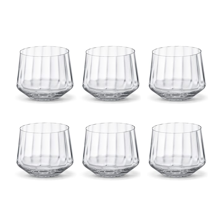 Bernadotte szklanka do picia niska 25 cl 6-pak - Krystaliczny - Georg Jensen